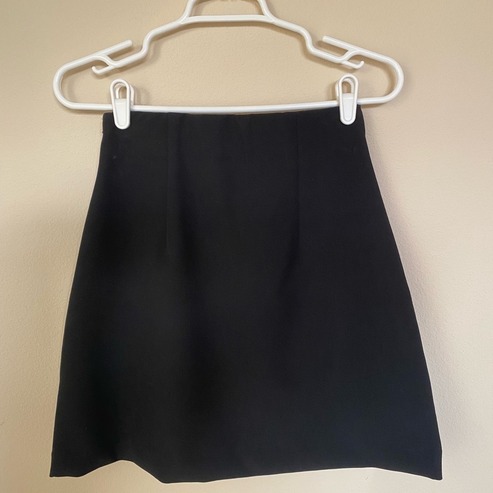 EXPRESS Black Skater Skirt